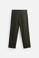 LYOCELL PLEATED PANTS