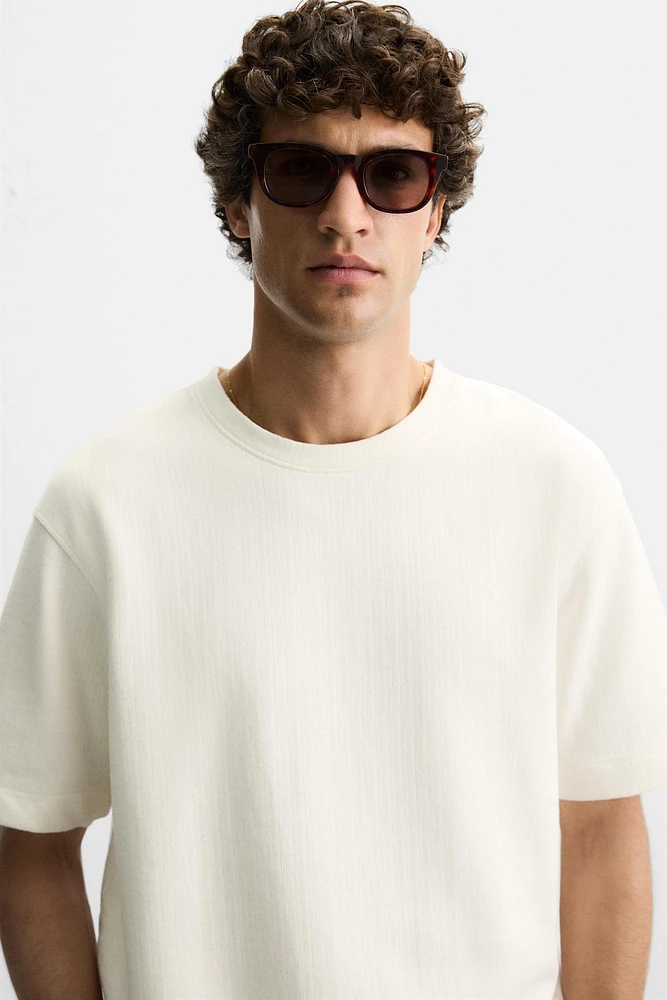 SWEAT COUPE REGULAR STRUCTURÉ