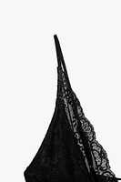 LACE BOW BODYSUIT