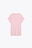 TOP EN MAILLE MANCHES AMPLES