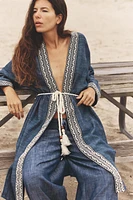 KIMONO BRODÉ CEINTURE