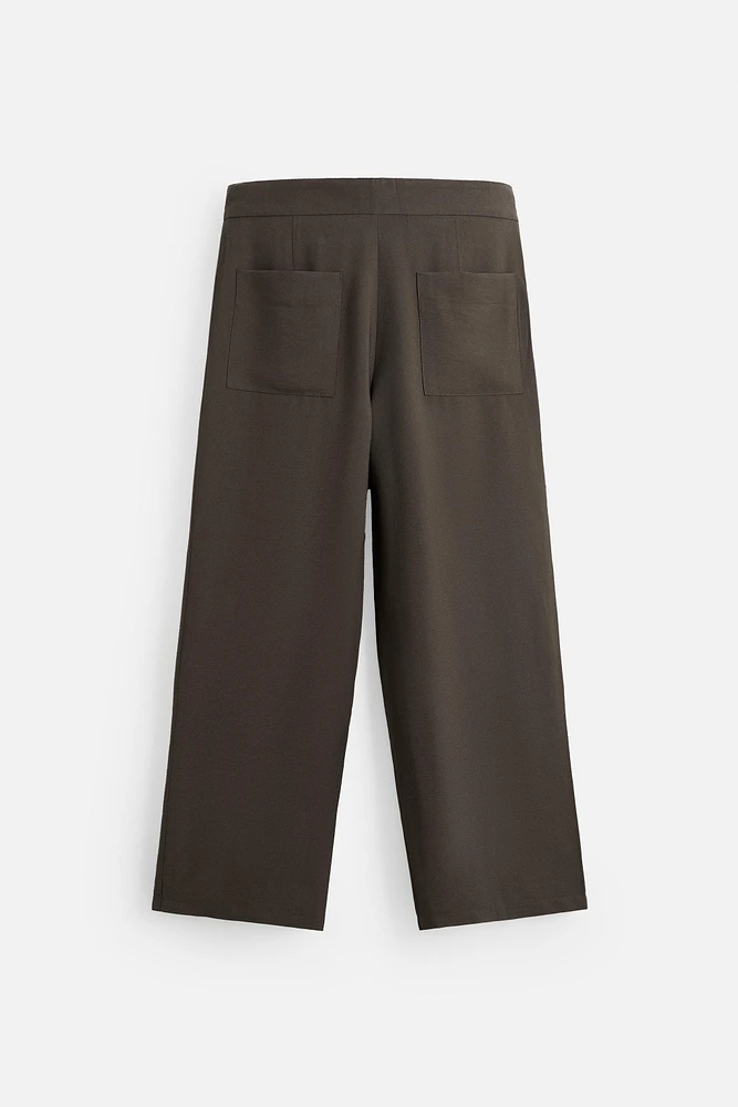 PANTALON FLUIDE À CORDON