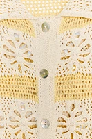 TOP EN MAILLE POINTELLE