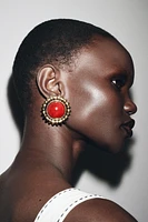 BOUCLES D'OREILLES SOLEIL PIERRE
