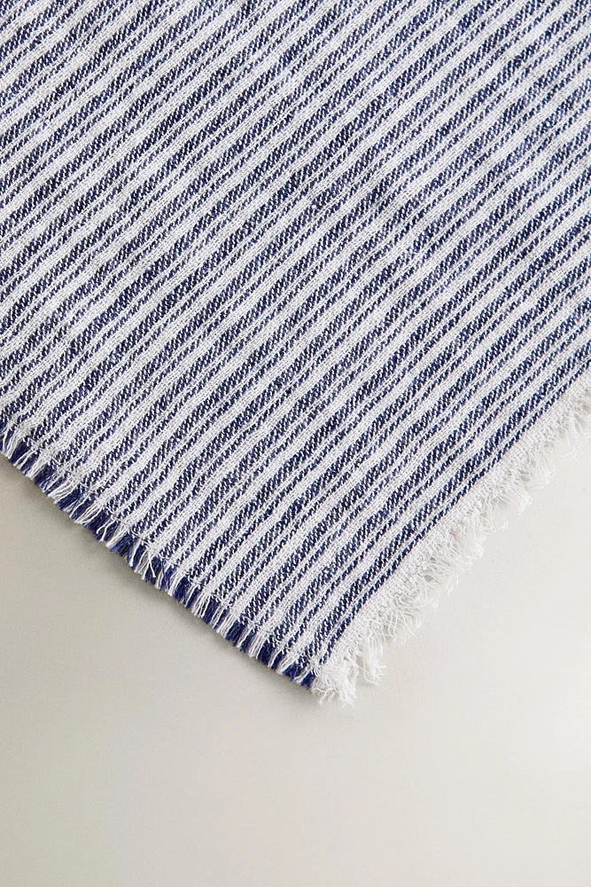 PLAID COTON RAYURES