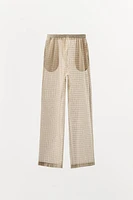PANTALON DE PYJAMA À CARREAUX