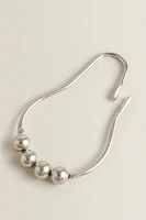 PACK OF METAL SHOWER CURTAIN RINGS (PACK OF 12)