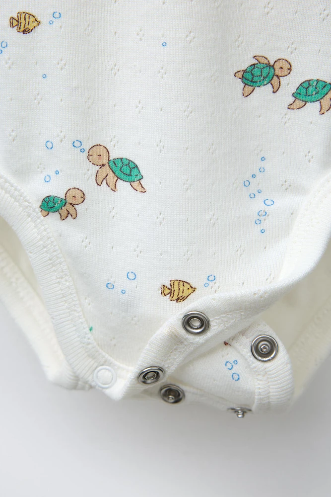 LOT BODY ET GILET POINTELLE MER