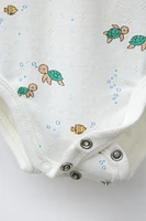 LOT BODY ET GILET POINTELLE MER