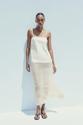 TOP AVEC ORGANZA