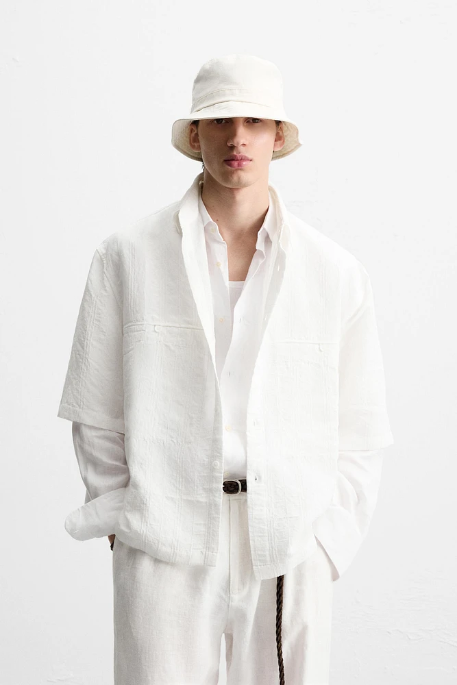 STRIPED JACQUARD SHIRT
