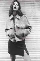 CROPPED BOUCLÉ JACKET