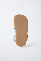 COTTON STRAP FISHERMAN SANDALS