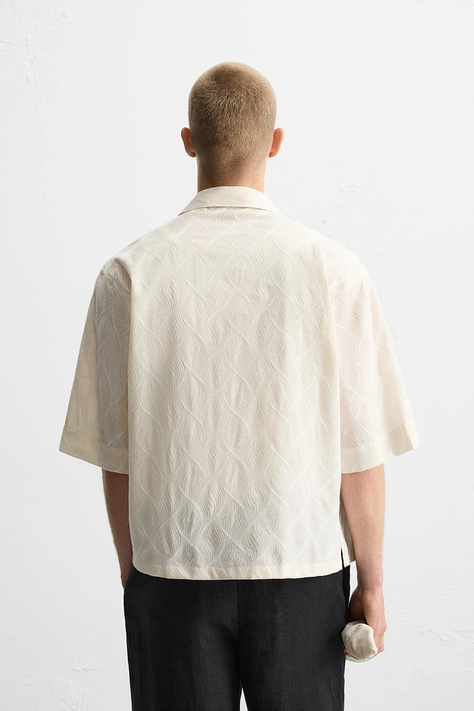 WAVY EMBROIDERED SHIRT