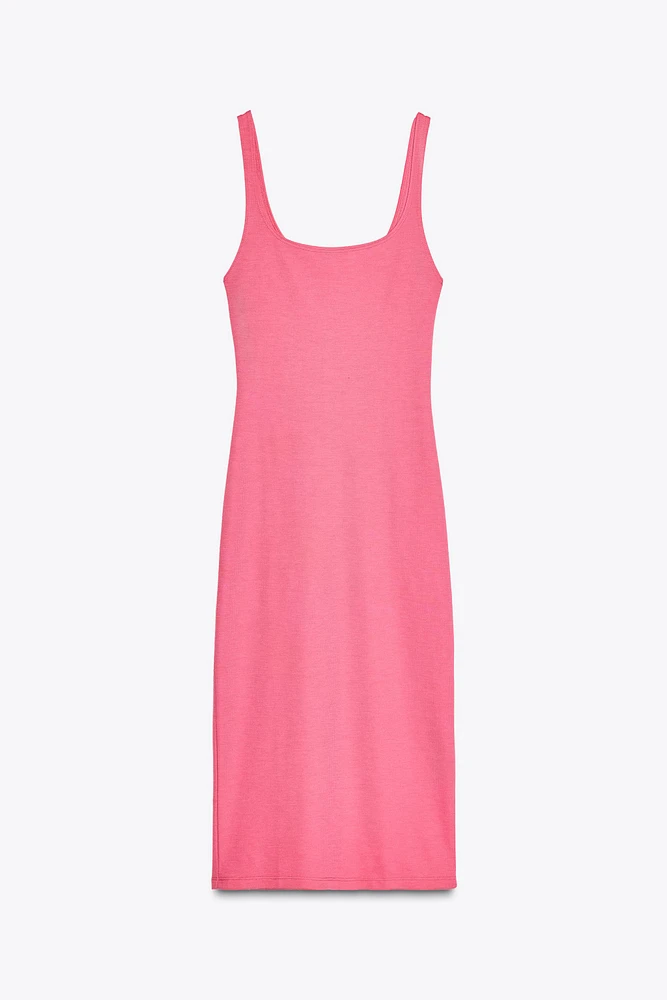 FITTED MIDI DRESS