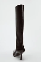 THIN HEELED BOOTS