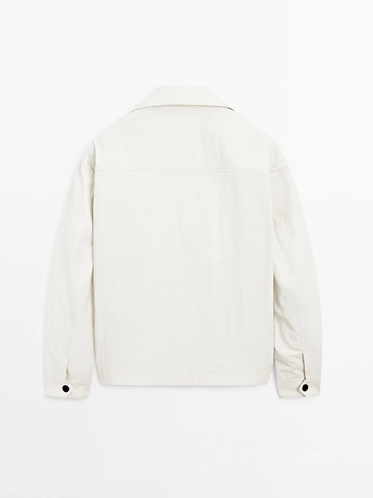Blouson en crêpe de coton mélangé - Limited Edition