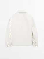 Cotton blend crepe jacket - Limited Edition