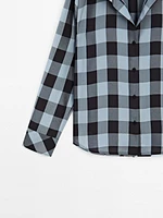 Flowing check shirt