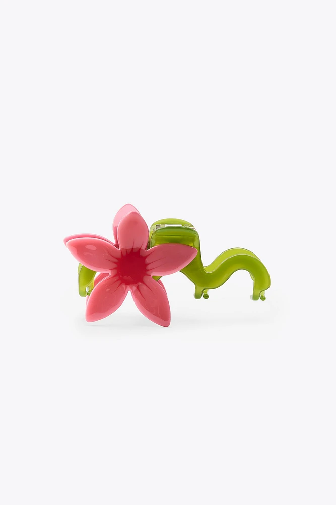 FLORAL HAIR CLIP