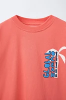 T-SHIRT IMPRIMÉ PALMIER