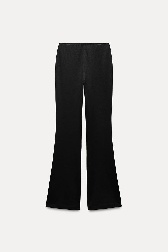 INTERLOCK FLARE PANTS