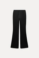 INTERLOCK FLARE PANTS