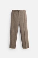 PANTALON DE COSTUME STRUCTURÉ RAYURES
