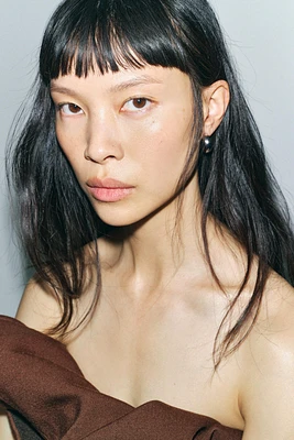 EMBOSSED HOOP EARRINGS