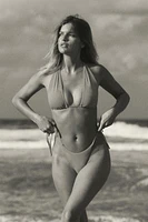 BAS DE BIKINI À MOTIF CONTRASTANT