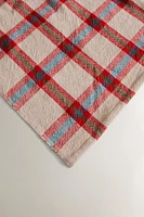 NAPPE COTON ÉPAIS CARREAUX
