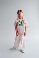 CASA LAWA © X ZARA KIDS STRIPED COMBINATION PANTS