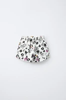 PALM TREE PRINT BERMUDA SHORTS