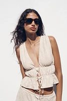 RUSTIC JACQUARD TOP