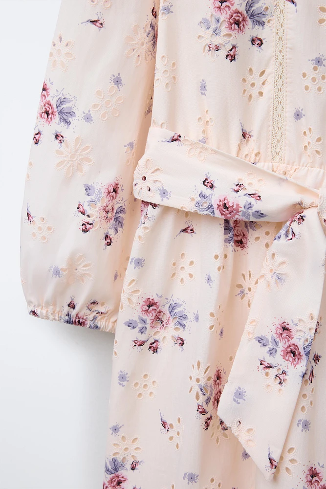 ROBE À FLEURS SCHIFFLY