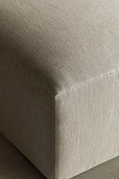 POUF LIN DÉLAVÉ