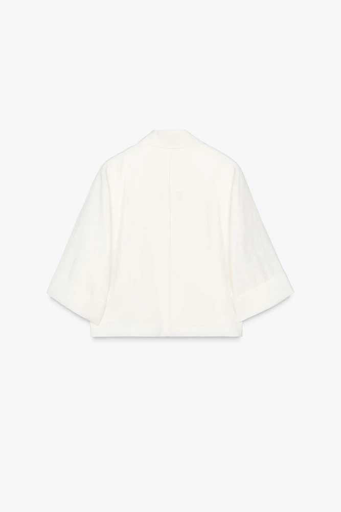 BLAZER COURTE CROISÉE
