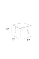 BEAR WOODEN TABLE