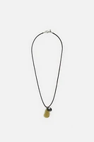 PENDANT CORD NECKLACE