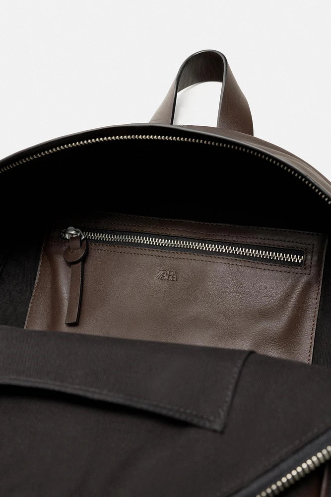 LEATHER BACKPACK