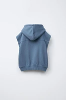 GILET À CAPUCHE LOGO