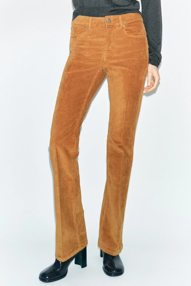 ZW COLLECTION CORDUROY FLARE PANTS