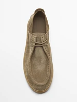 Soft moc toe shoes