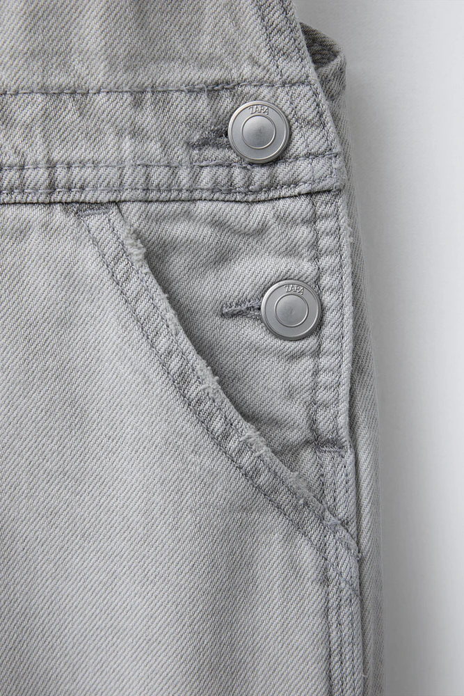 SALOPETTE SHORT EN DENIM