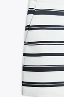 JUPE-CULOTTE RAYURES
