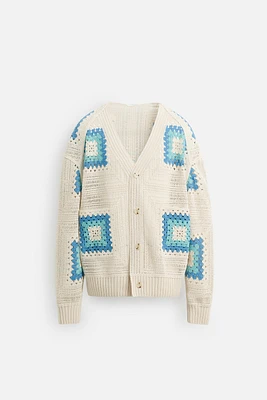 CARDIGAN CROCHET
