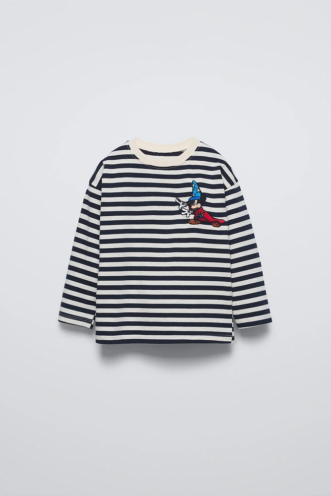 STRIPED MICKEY MOUSE FANTASIA © DISNEY T-SHIRT