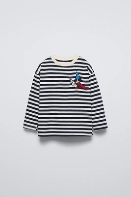 STRIPED MICKEY MOUSE FANTASIA © DISNEY T-SHIRT