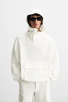 HOODED OVERSHIRT