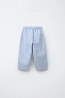 BAGGY COTTON LINEN PANTS